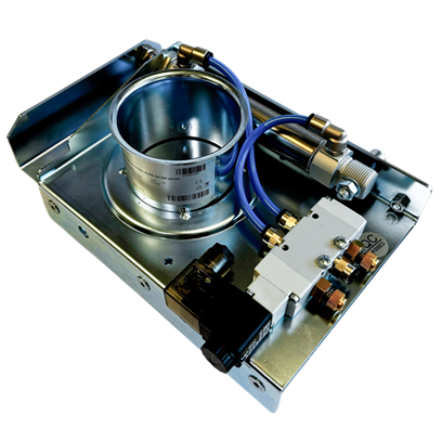 Tight sliding damper pneumatic 50-500 mm